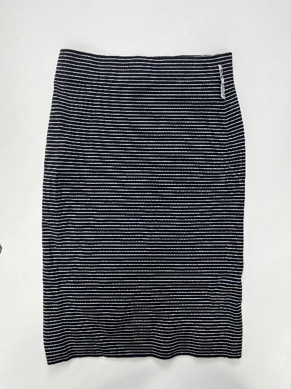 Striped Skirt Midi Ann Taylor O, Size S