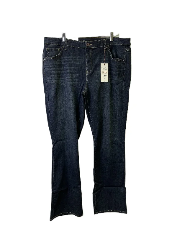 Jeans Boot Cut By Simply Vera In Blue, Size: 18