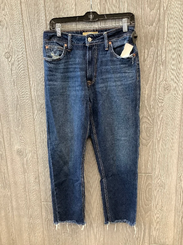 Jeans Cropped By Kut In Blue Denim, Size: 6