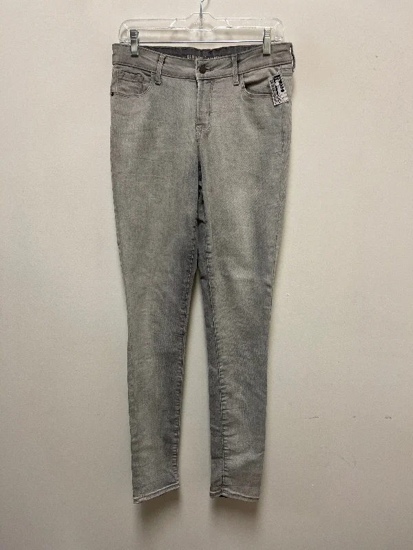 Jeans Skinny By Old Navy In Grey Denim, Size: 6