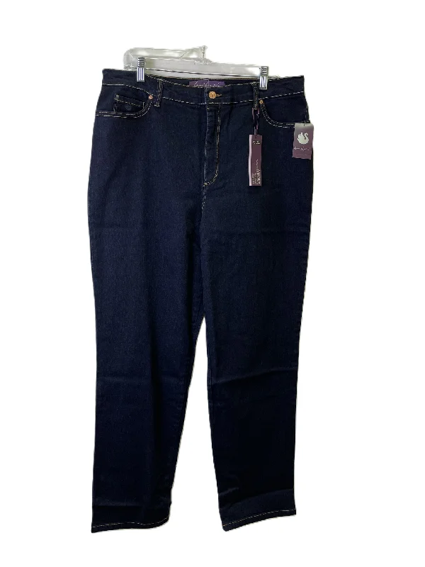 Jeans Straight By Amanda Smith In Blue, Size: 18