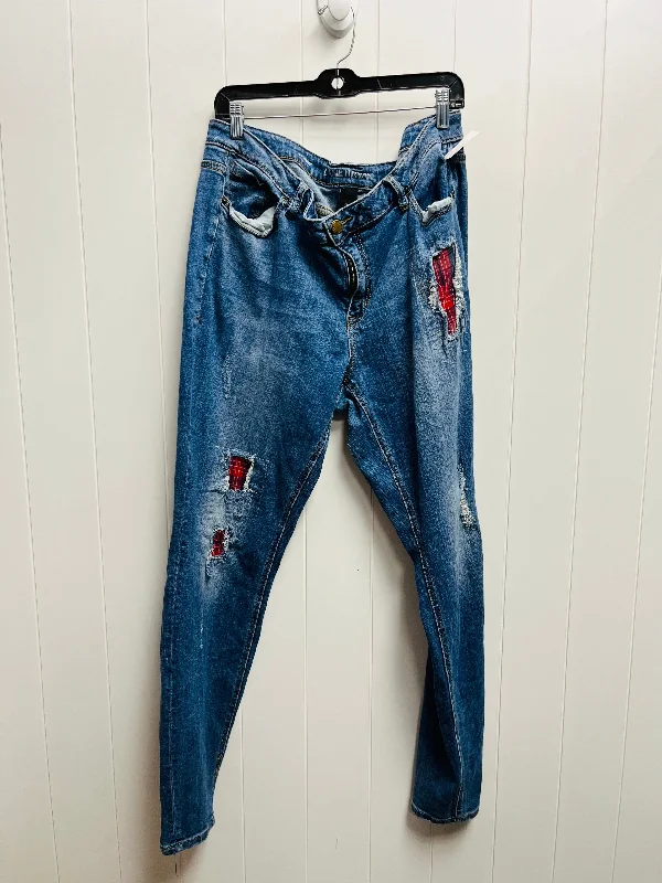 Jeans Straight By Lane Bryant In Blue Denim, Size: 20