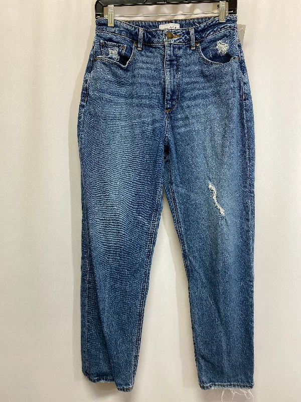 Jeans Straight By Loft In Blue Denim, Size: 2