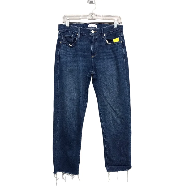 Jeans Straight By Loft In Blue Denim, Size:6