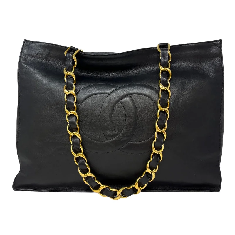 Chanel Vintage CC Large Timeless Shopping  Tote with 24K Gold Hardware