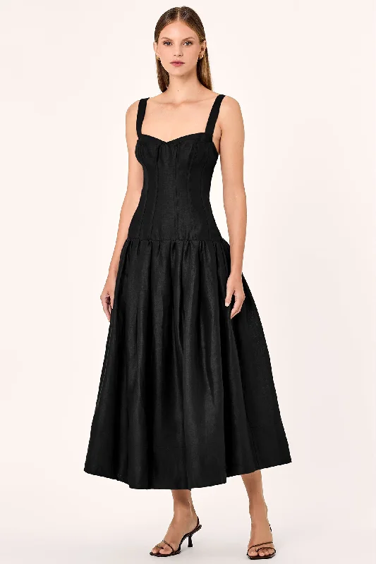 Makenna Dress -  Black