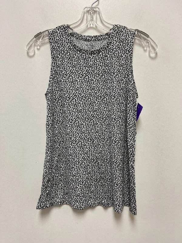 Black & White Top Sleeveless Nine West, Size Xs