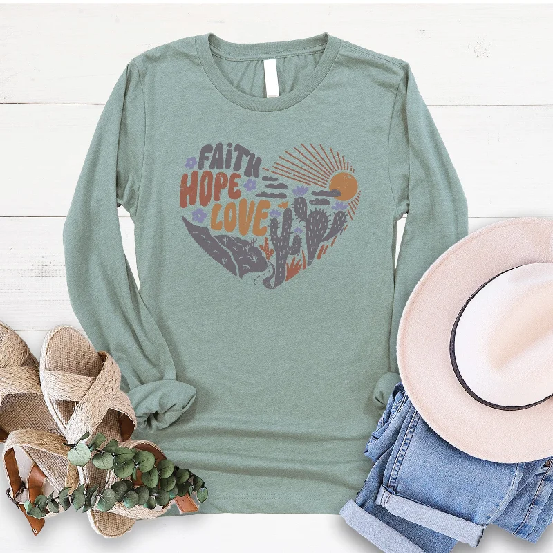 Faith Hope Love Long Sleeve