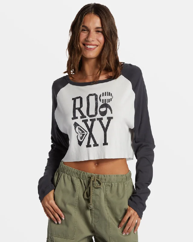 Roxy Heritage 90 L/S Tee-Phantom