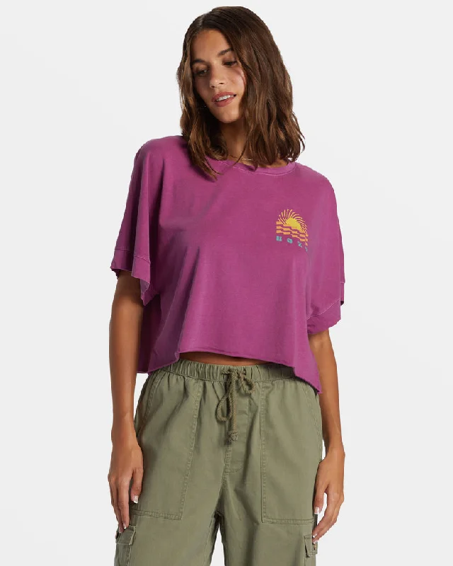 Roxy Sun Spun Tee-Wild Aster