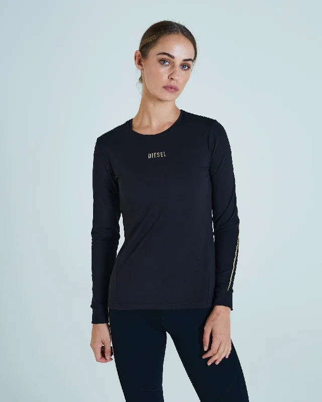 Kat Long Sleeve Top Black