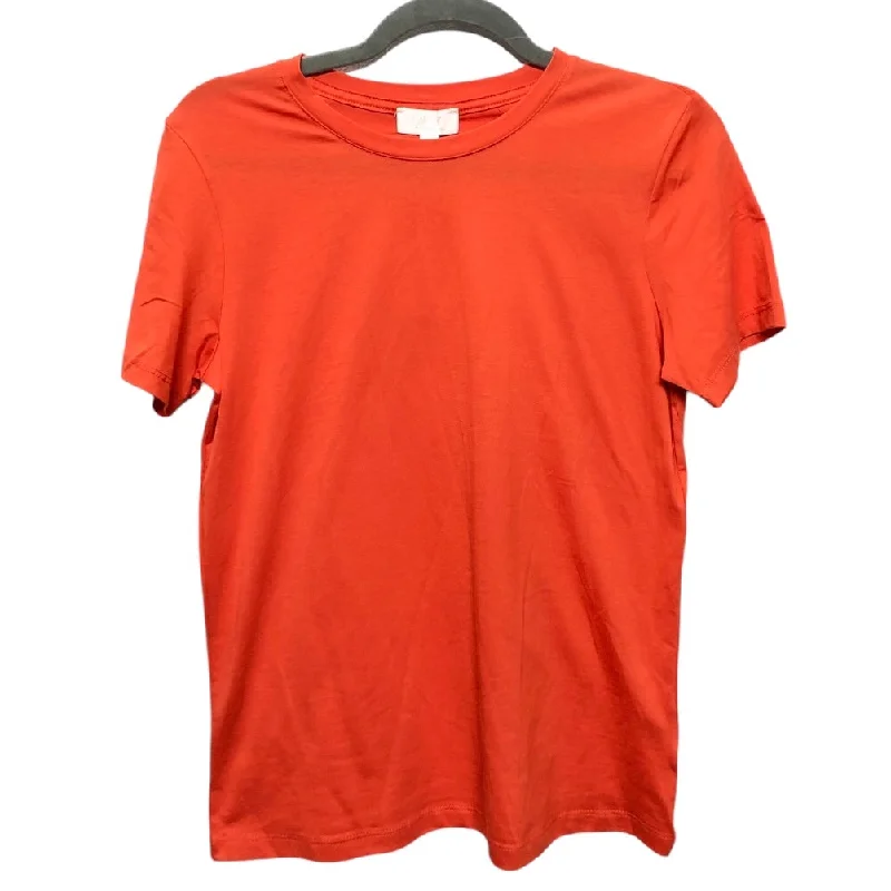 Top Short Sleeve Basic By Cma In Orange, Size: S