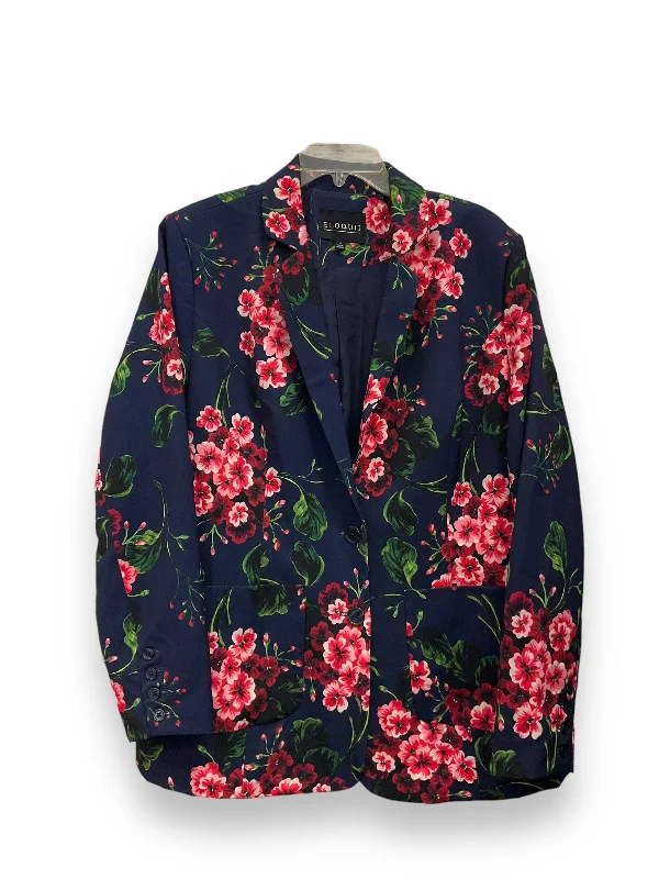 Blazer By Eloquii In Floral Print, Size: Xl