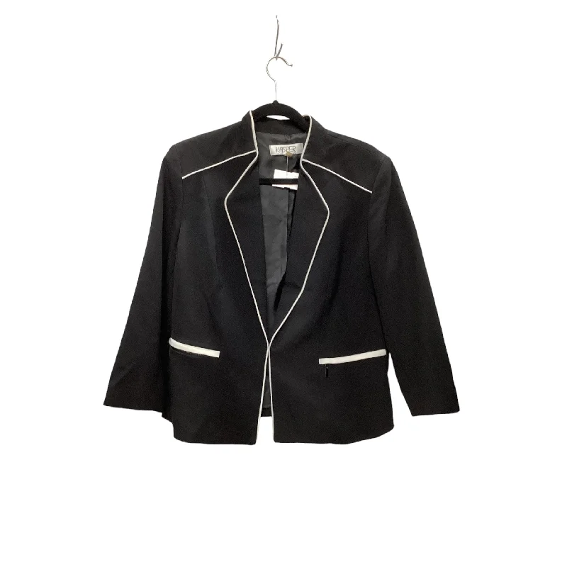 Blazer By Kasper In Black, Size: Xl