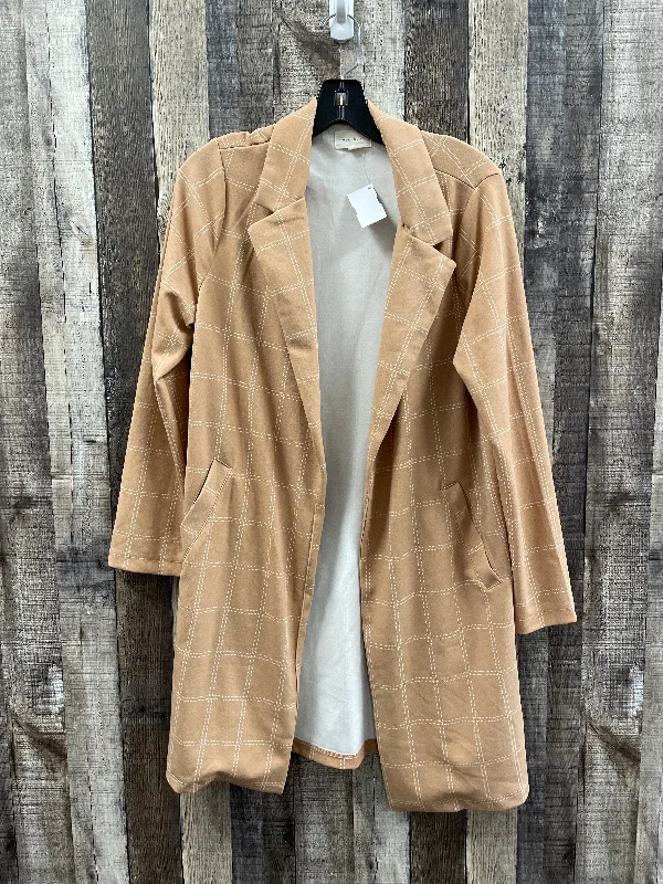 Blazer By Melloday In Tan, Size: S