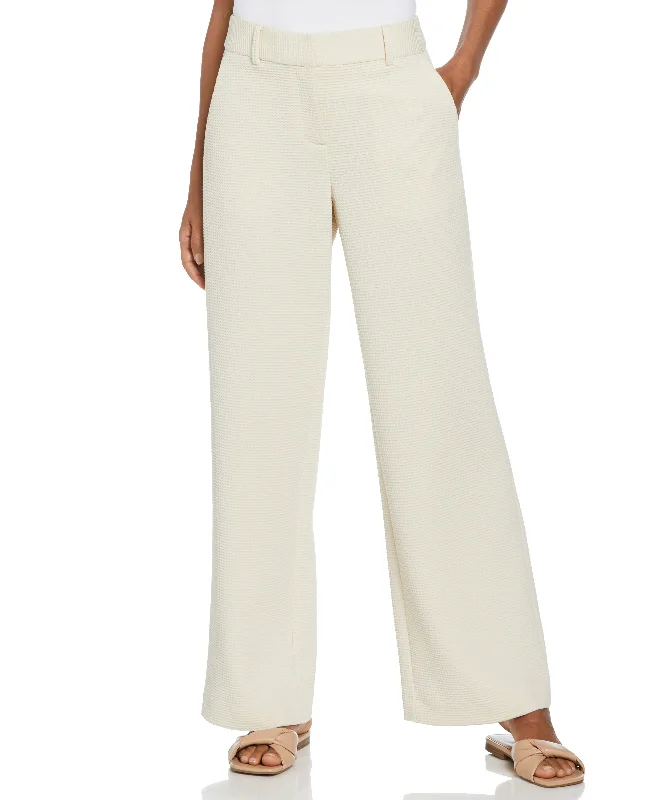 Crease Front Wide Leg Pant