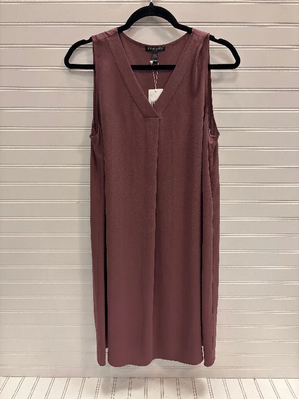 Dress Casual Midi By Eileen Fisher In Mauve, Size: Mp