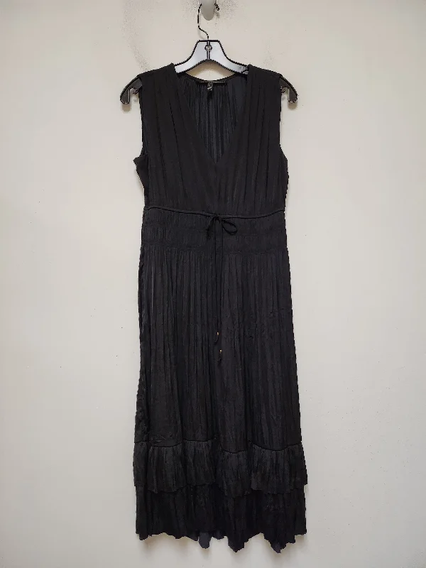 Dress Casual Midi By White House Black Market In Black, Size: S