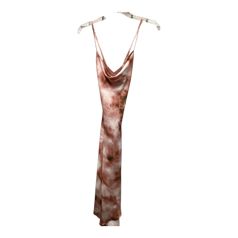 Dress Party Midi By Astr In Tie Dye Print, Size: Xs