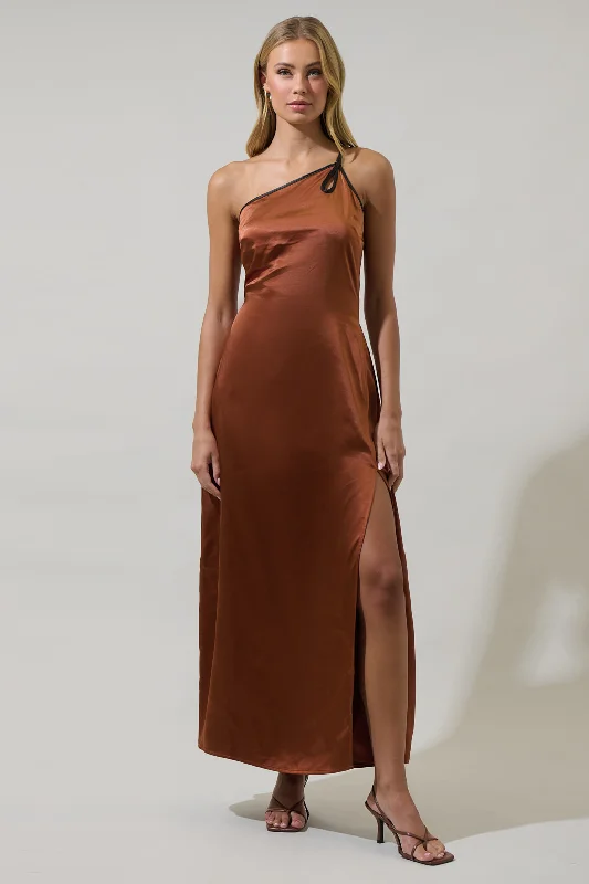 Maurice Open Back Slit Maxi Dress