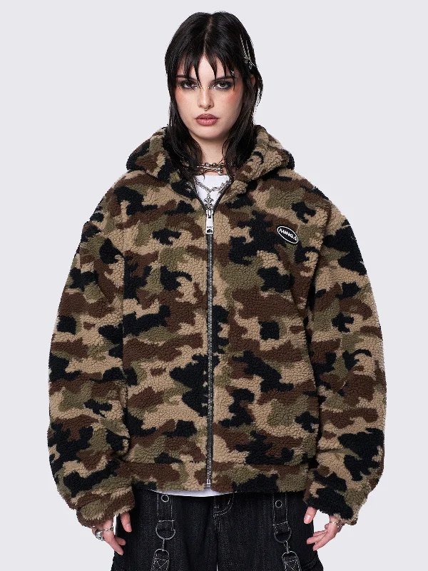 Camo Borg Jacket