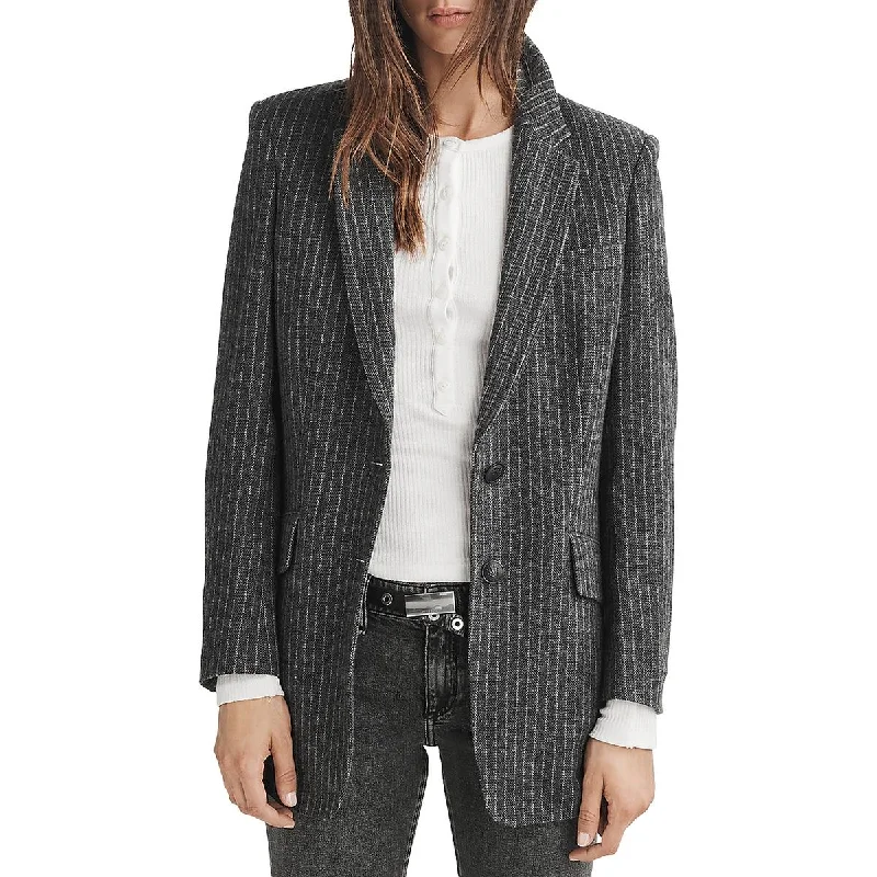 Charles Womens Suit Separate Business One-Button Blazer