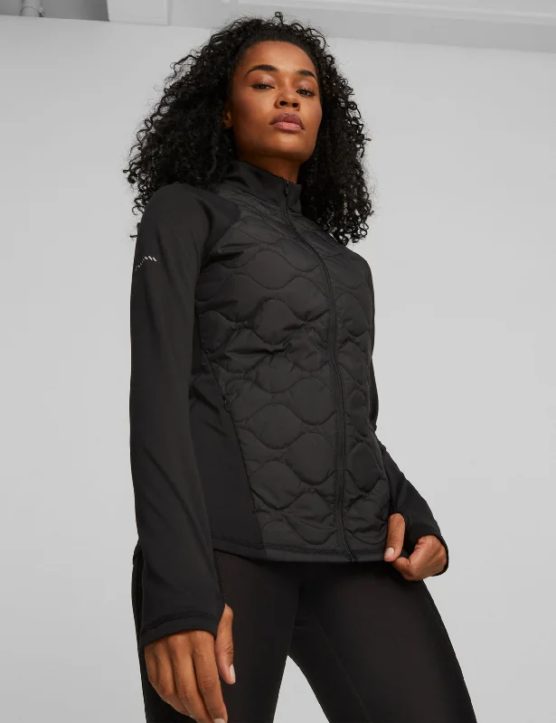 CLOUDSPUN WRMLBL Padded Running Jacket - Black