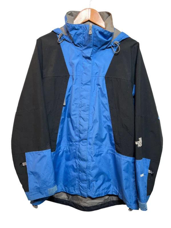 The North Face Women's Blue Black Rain Coat (Size L)