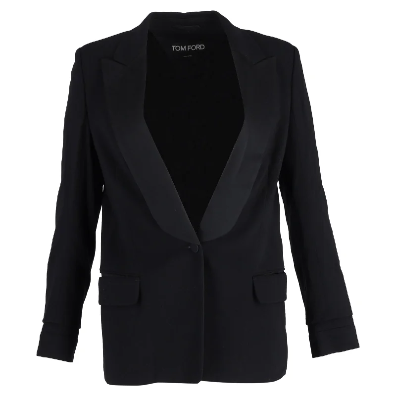 Tom Ford Suit Jacket in Black Wool