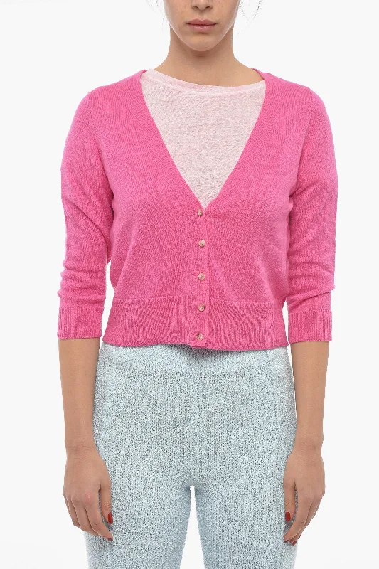 Chicca Lualdi Interchangeable Detail Cashmere KENDALL Cardigan