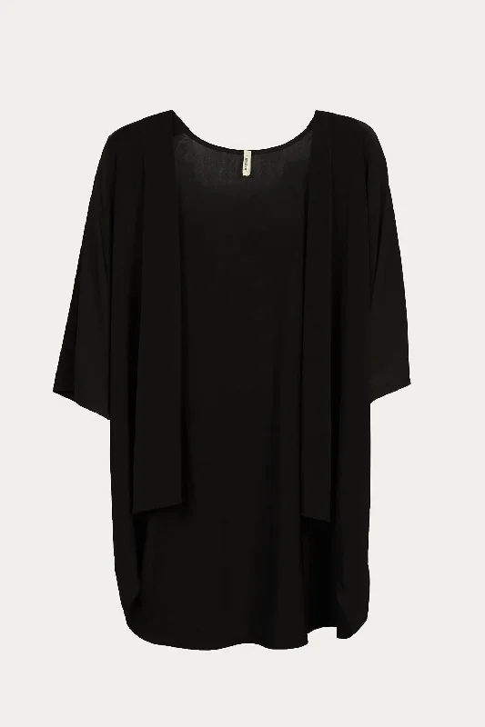 Philosophy Cocoon Cardigan In Black